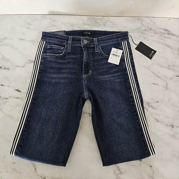Joe's Jeans Flawless Skinny Ankle High Rise Racer Stripes Blue Jeans 27 NWT - Picture 5 of 8